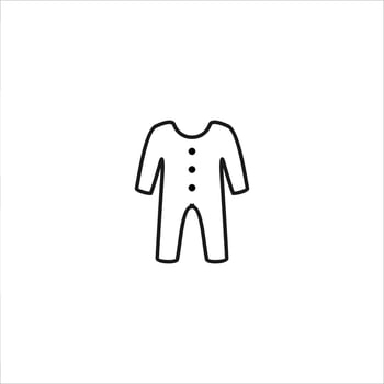 baby and children themed simple line icon vector