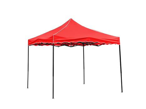 Blue rain tent. photo