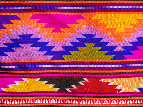 Thai sarong pattern. photo