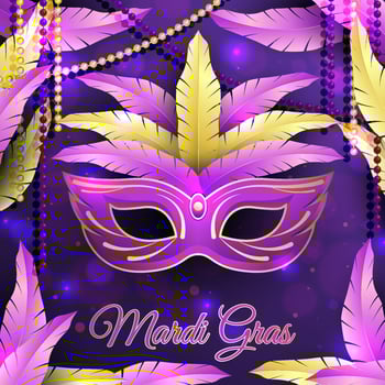 Mardi Gras Carnival Celebration vector