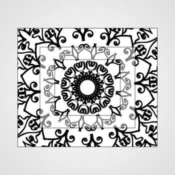 Mandala vector element round ornament decoration