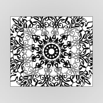 Mandala vector element round ornament decoration