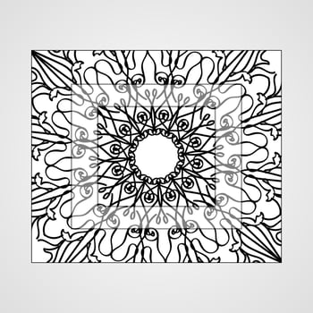 Mandala vector element round ornament decoration