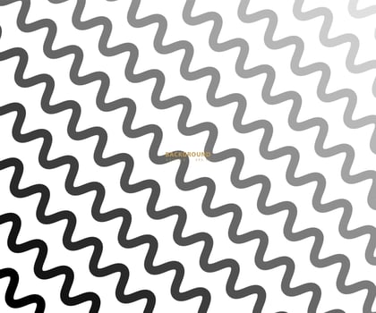Zig Zag lines pattern. Black wavy line on white background. Abstract wave vector illustration. Digital paper for page fills, web designing, textile print. Vector art.