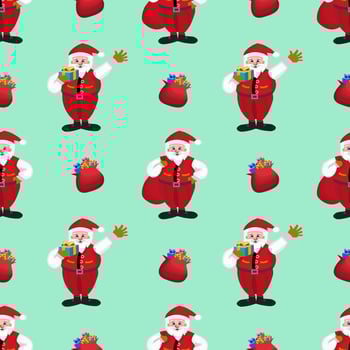 Christmas seamless pattern, Winter pattern, Creative for texture for fabric, wrapping, textile, wallpaper, apparel. Vector illustration background. New year.