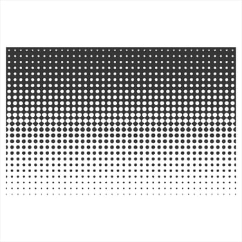 vector halftone black and white background pattern