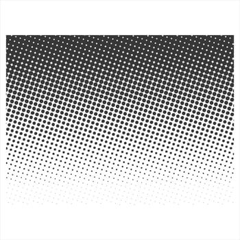 vector halftone black and white background pattern