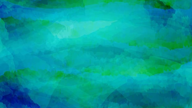 Abstract Aged Colorful Blue Watercolor Paint Texture Background vector