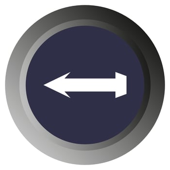 Arrow on white background vector