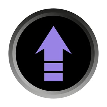 Arrow on white background vector