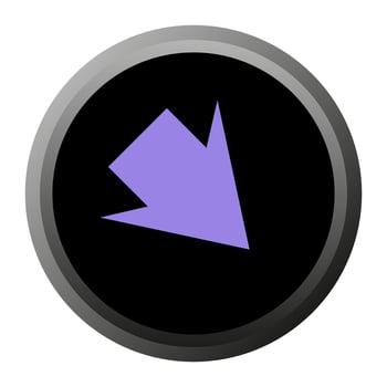 Arrow on white background vector