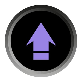 Arrow on white background vector