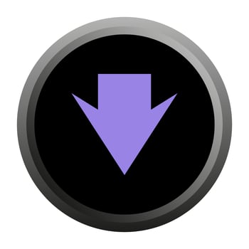 Arrow on white background vector
