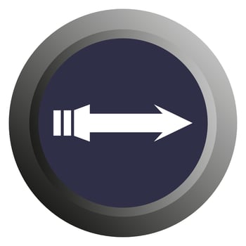 Arrow on white background vector