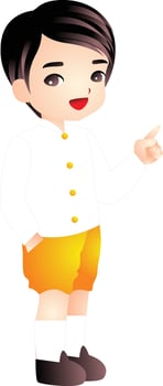 man thai man art illustration cartoon anime, cute, character, cartoon, model, emotion, illustration clipart drawing kawai manga design vector