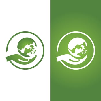 globe logo vector design template