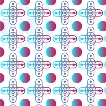 Abstract vintage seamless pattern vector