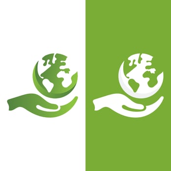 globe logo vector design template