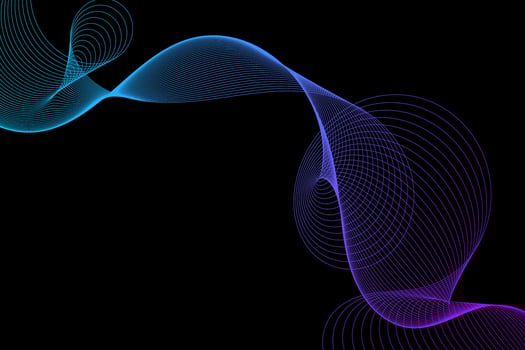 Abstract wave element for design. Digital frequency track equalizer vector