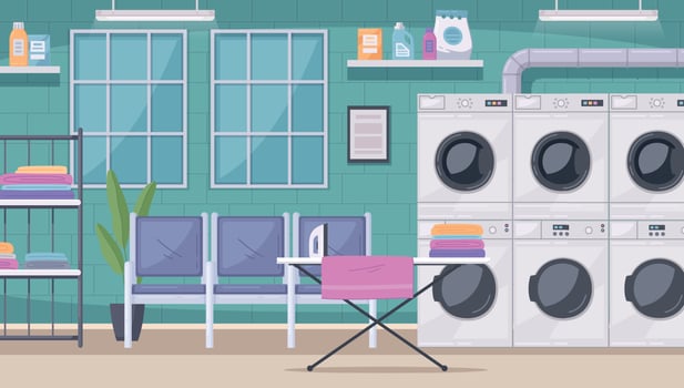 Landry Interior Element Cartoon vector