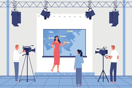 Mass Media Weather vector