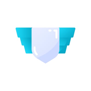 medal flat style icon vector
