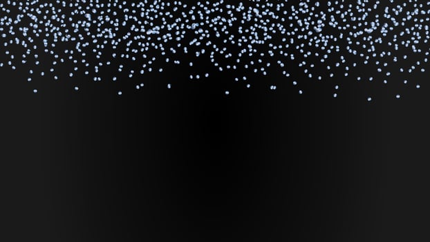 festive frame with blue shiny glitter shimmer, copy space for your text vector