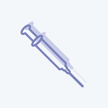 Icon Injection - Two Tone Style - Simple illustration,Editable stroke vector