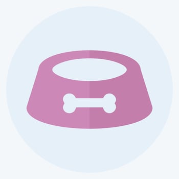 Icon Food for Pets - Flat Style - Simple illustration,Editable stroke vector