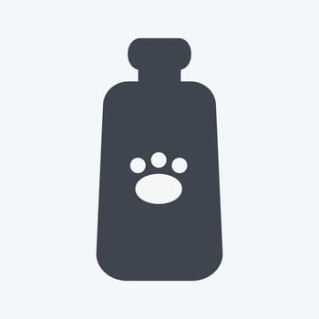 Icon Milk Bottle - Glyph Style - Simple illustration,Editable stroke vector