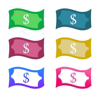 Banknote Money Business Vector Illustration