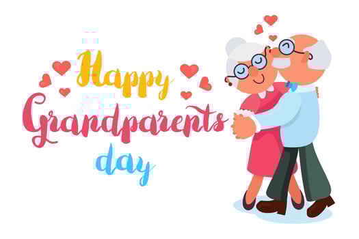 Happy Grandparents Day vector