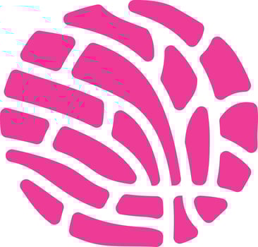 Concha pan icon vector