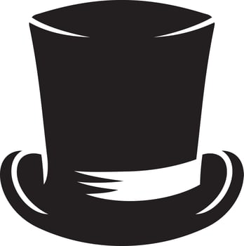 Top hat vector