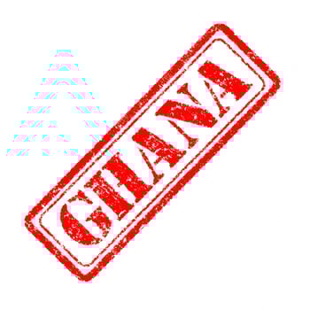 GHANA Rubber Stamp photo
