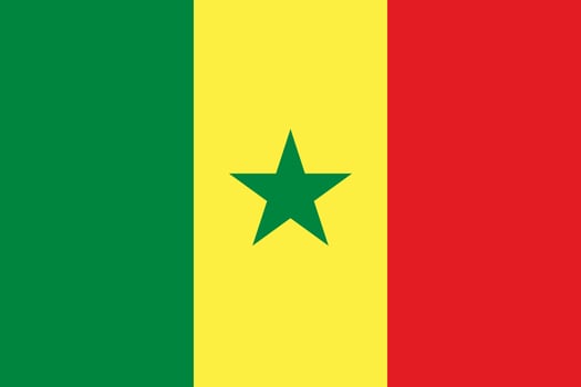 Senegal Flag Vector