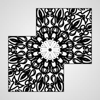 decorative concept abstract mandala illustration vector