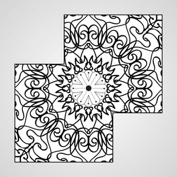 decorative concept abstract mandala illustration vector