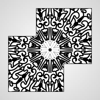 decorative concept abstract mandala illustration vector