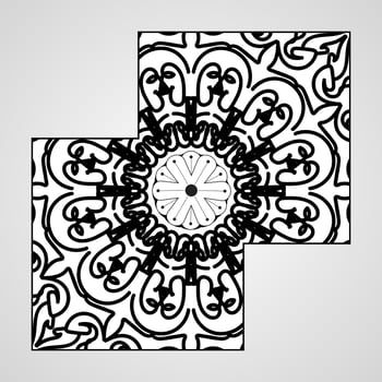 decorative concept abstract mandala illustration vector