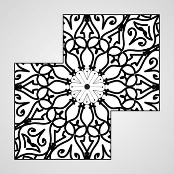 decorative concept abstract mandala illustration vector