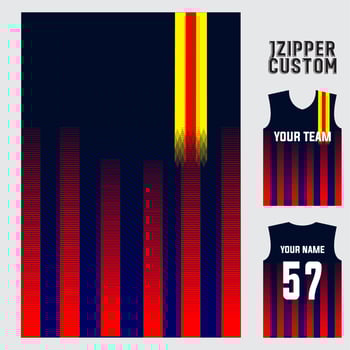 blue base red gradient line abstract concept vector jersey pattern template for printing or sublimation sports uniforms football volleyball basketball e-sports cycling and fishing