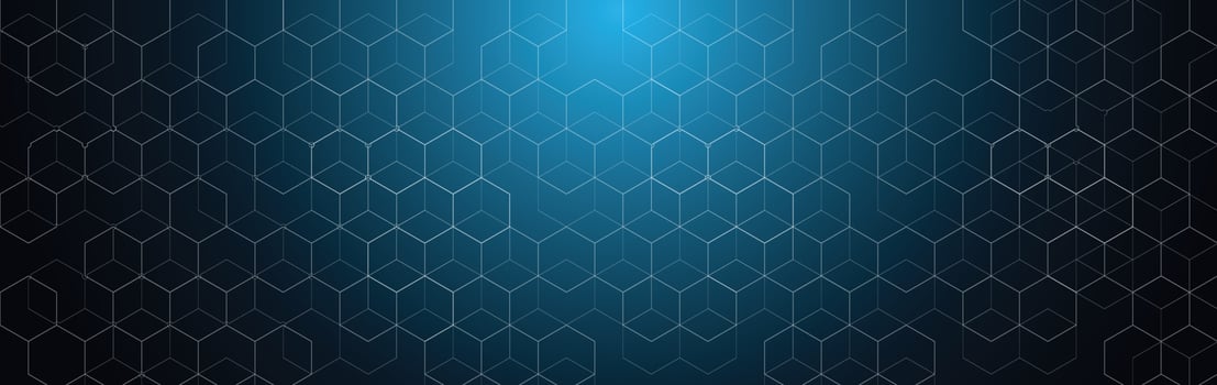 vector hexagon banner design with hexagon abstract background