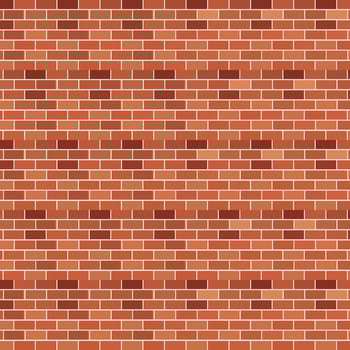 Brick wall seamless pattern design for decorating, wallpaper, wrapping paper, fabric, backdrop and etc. vector