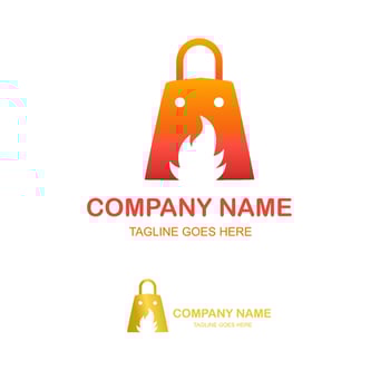online shop logo icon vector
