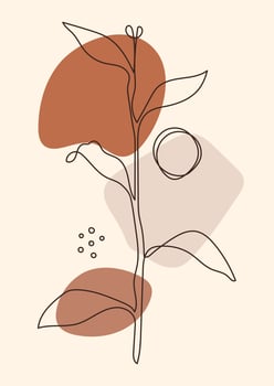Abstract backgrounds with leaves social media banners with abstract geometric design vector