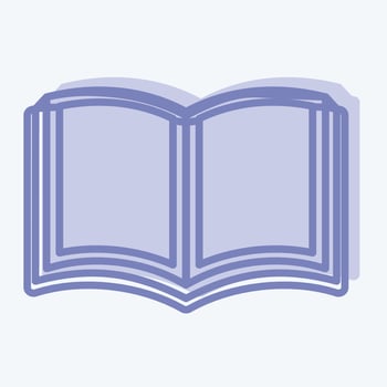 Icon Holy Book - Two Tone Style - Simple illustration vector