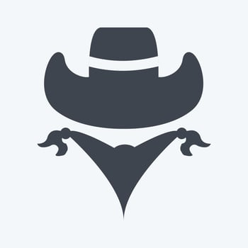 Icon Bandit - Glyph Style - Simple illustration, Good for Prints , Announcements, Etc vector