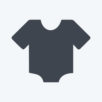Icon Shirt - Glyph Style - Simple illustration vector