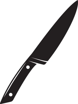 Knife silhouette vector